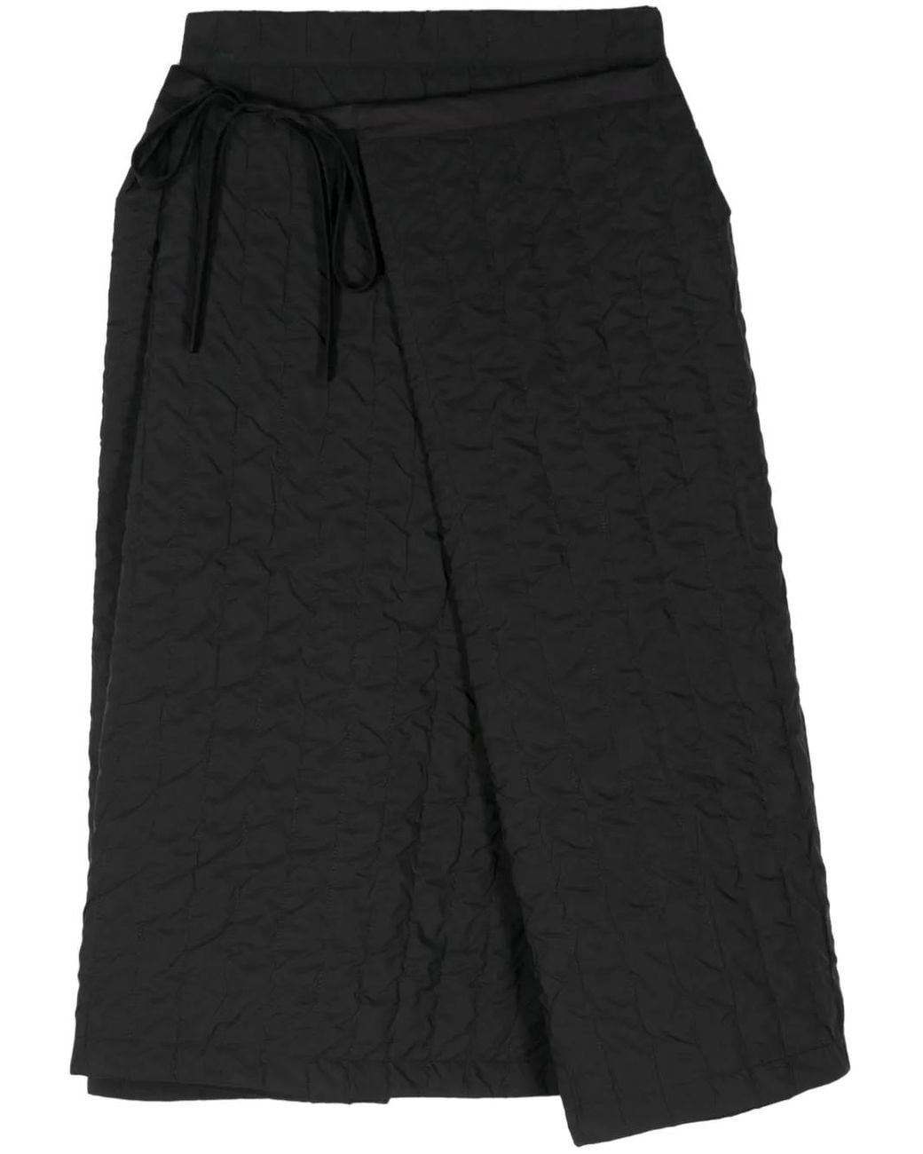 Henrik Vibskov Black Bind Midi Skirt