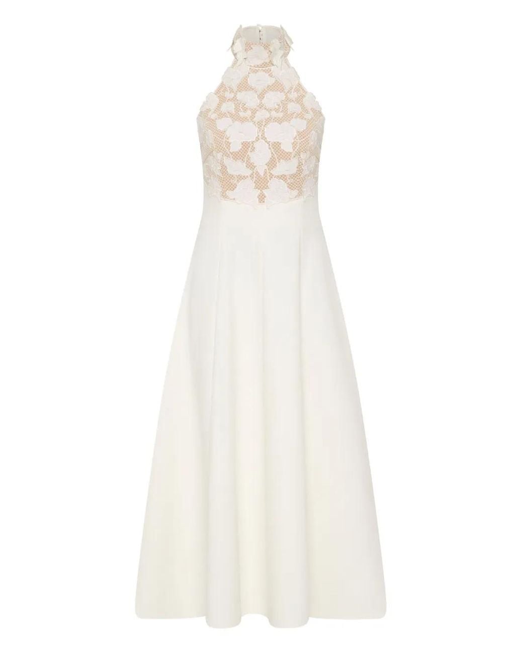 Rebecca Vallance White Parrish Midi Dress