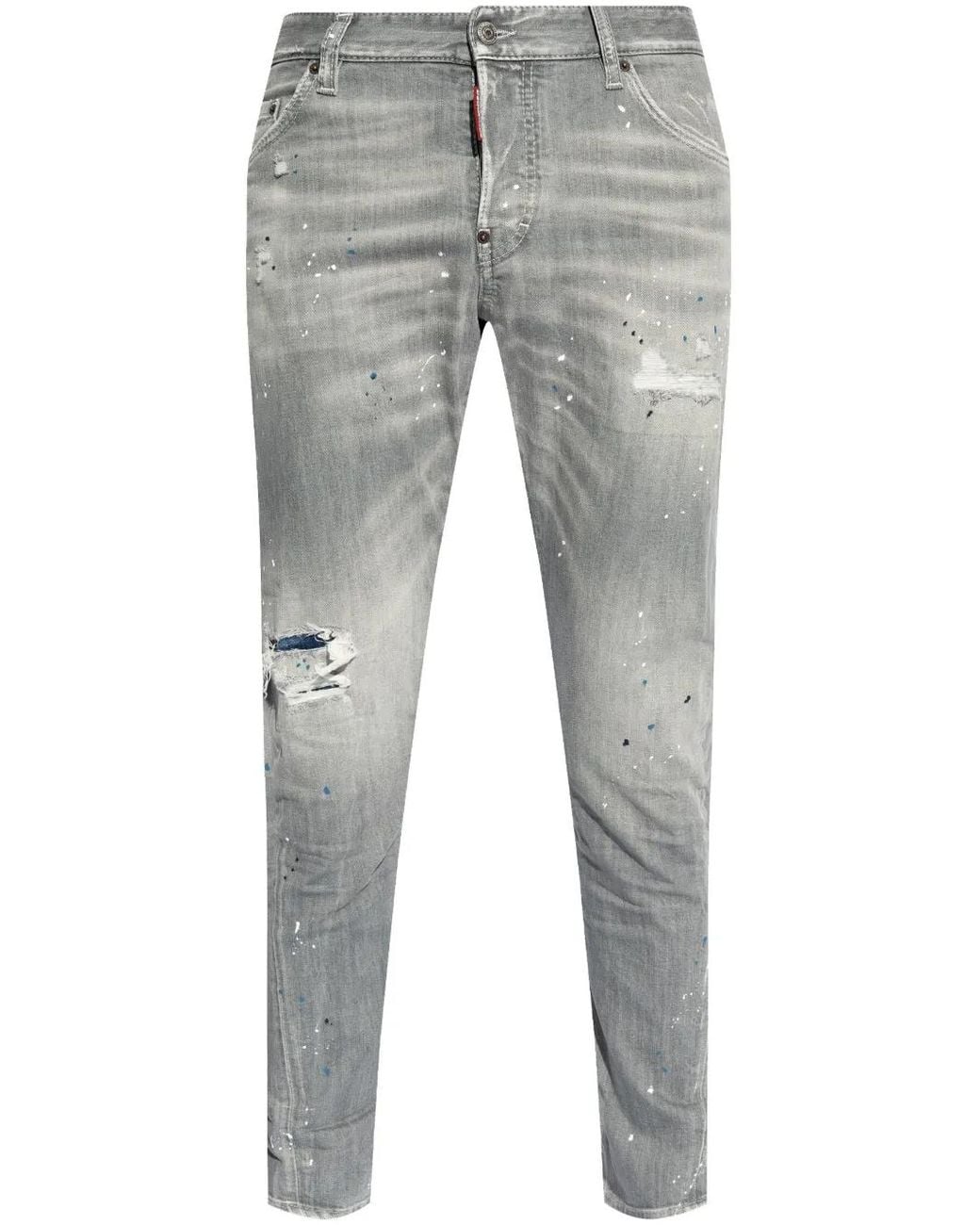 DSquared² Gray Peak Skater Jeans for men