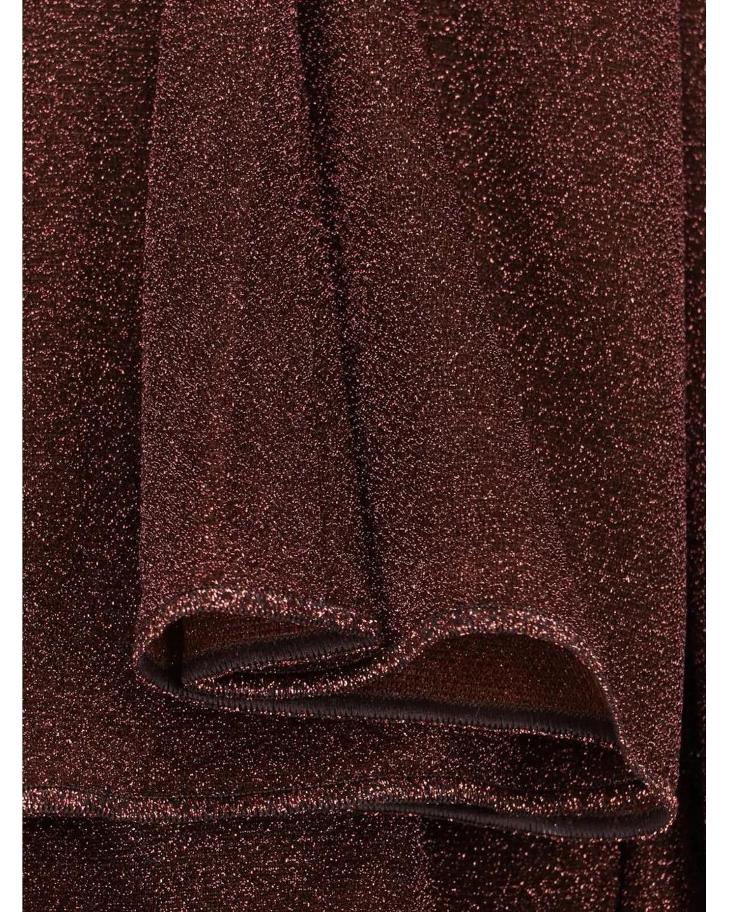 Oseree Brown Lumière Elasticated Trousers