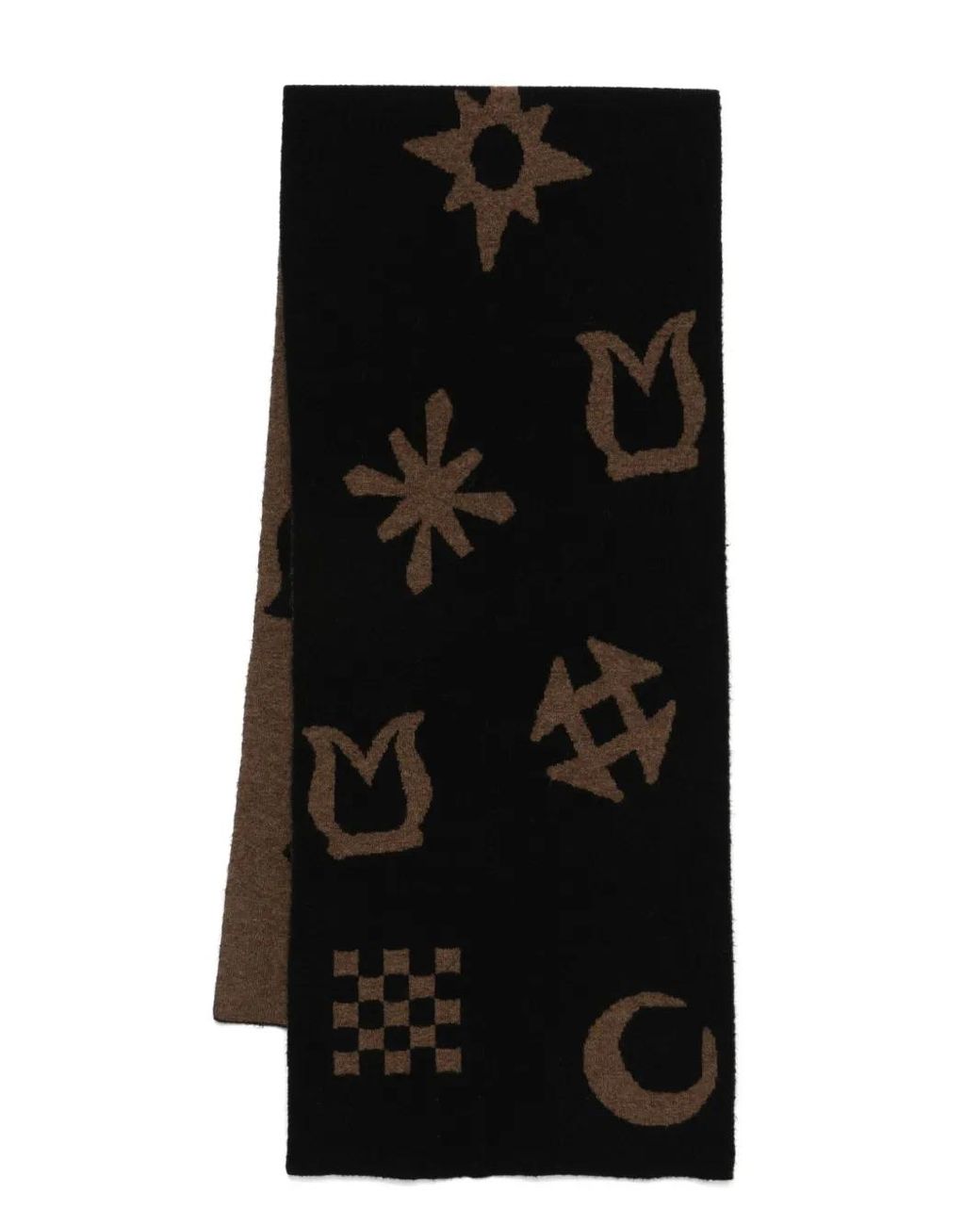 Sciarpa Con Effetto Jacquard di Nanushka in Black