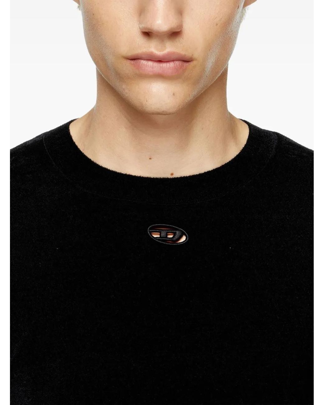 DIESEL Black Vieri Sweater for men
