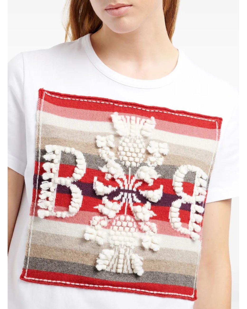 Barrie White Logo-Patch T-Shirt