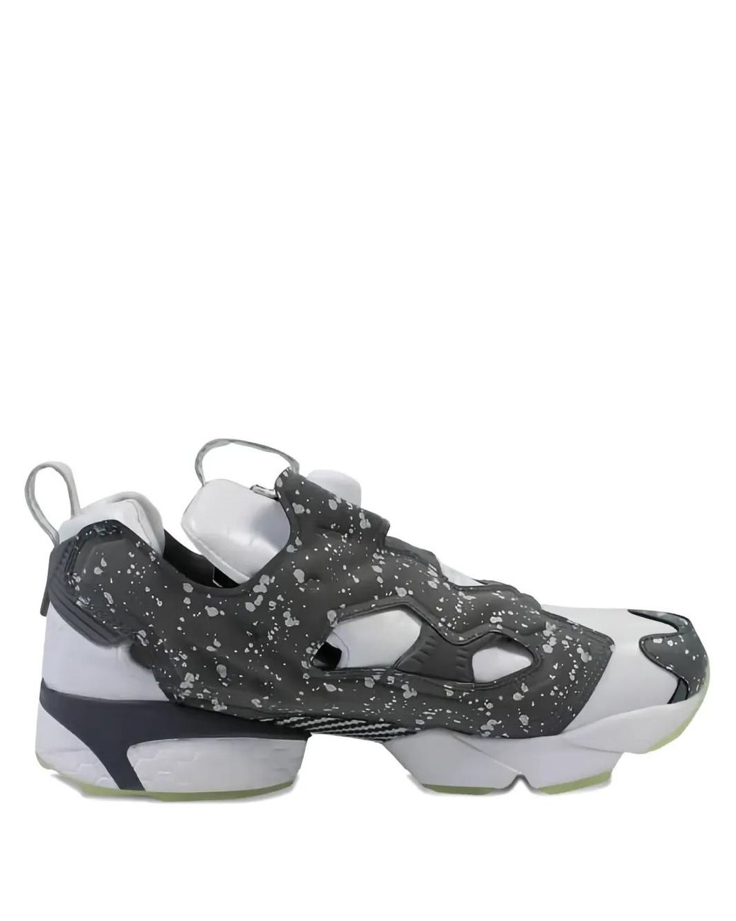 Reebok Gray Atmos Pump-System Speckled Sneakers