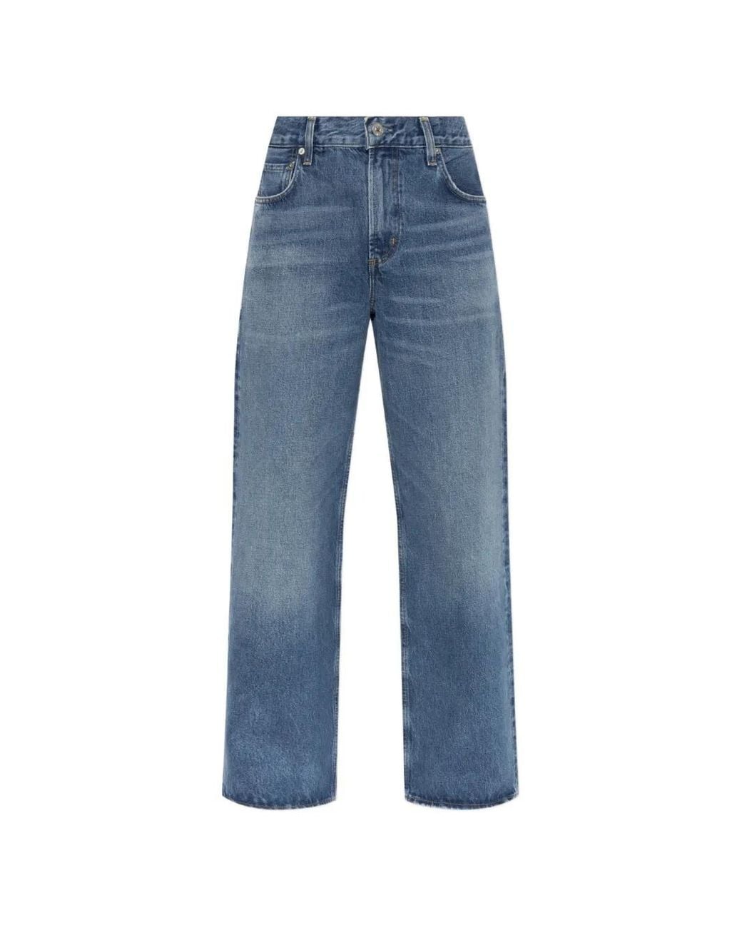 Citizens of Humanity Blue Lindz Straight-Leg Jeans
