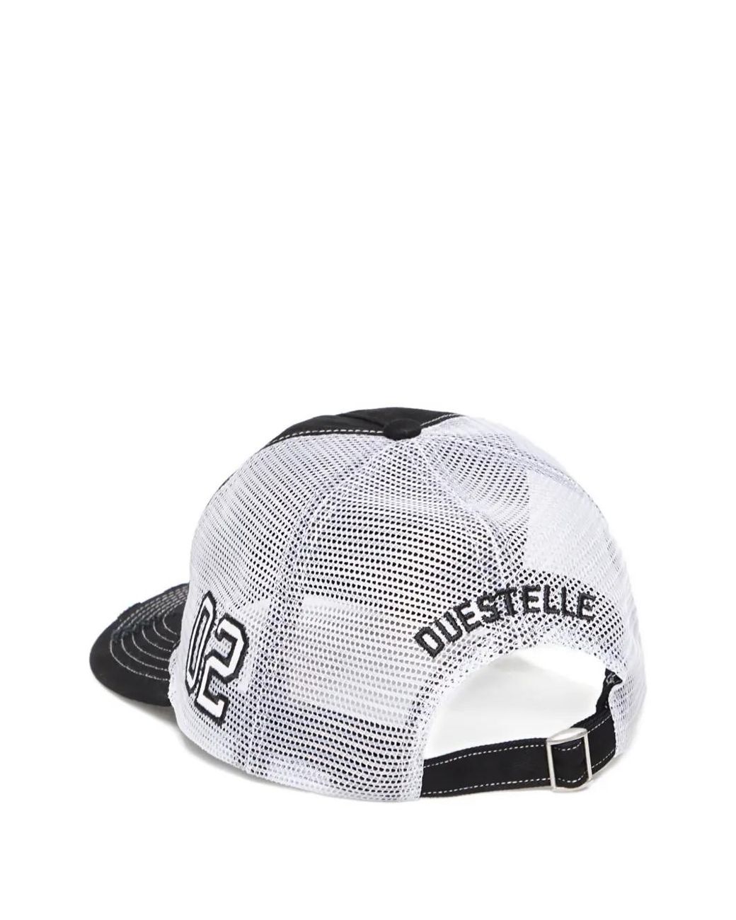 Twojeys Black Distressed-Mesh Trucker Cap for men
