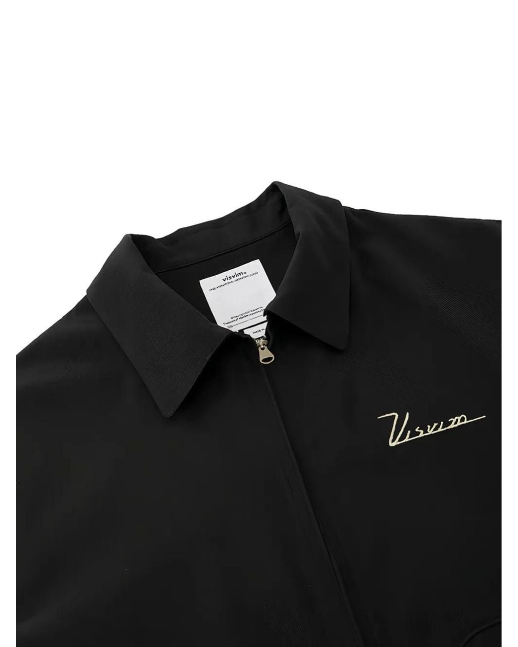 Visvim Black Somer Swing Top Zip-Fastening Jacket for men