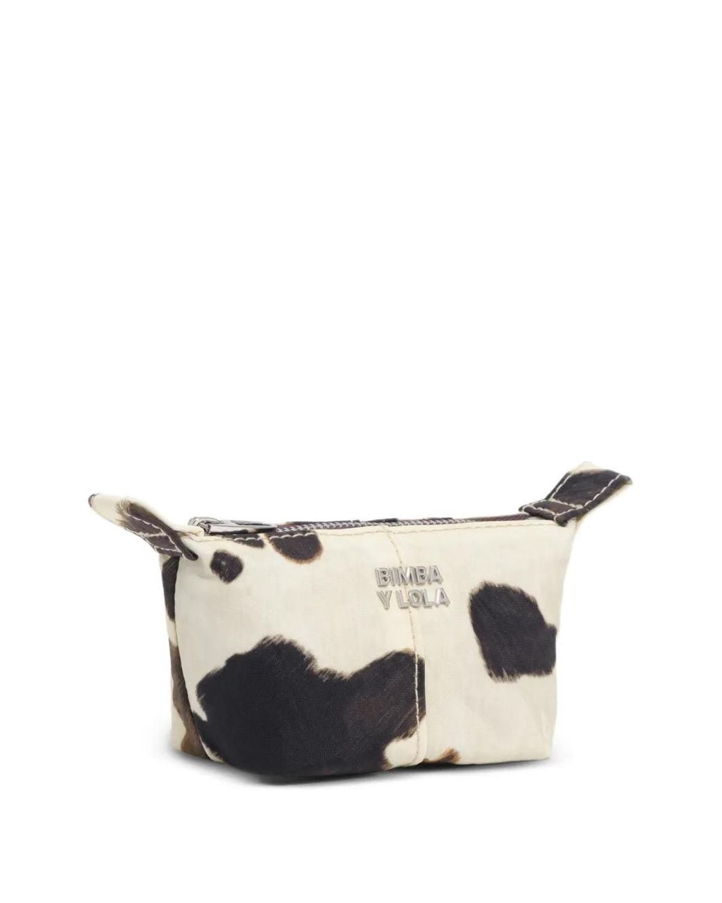 Bimba Y Lola White Pony Nylon Trapecio Coin Purse