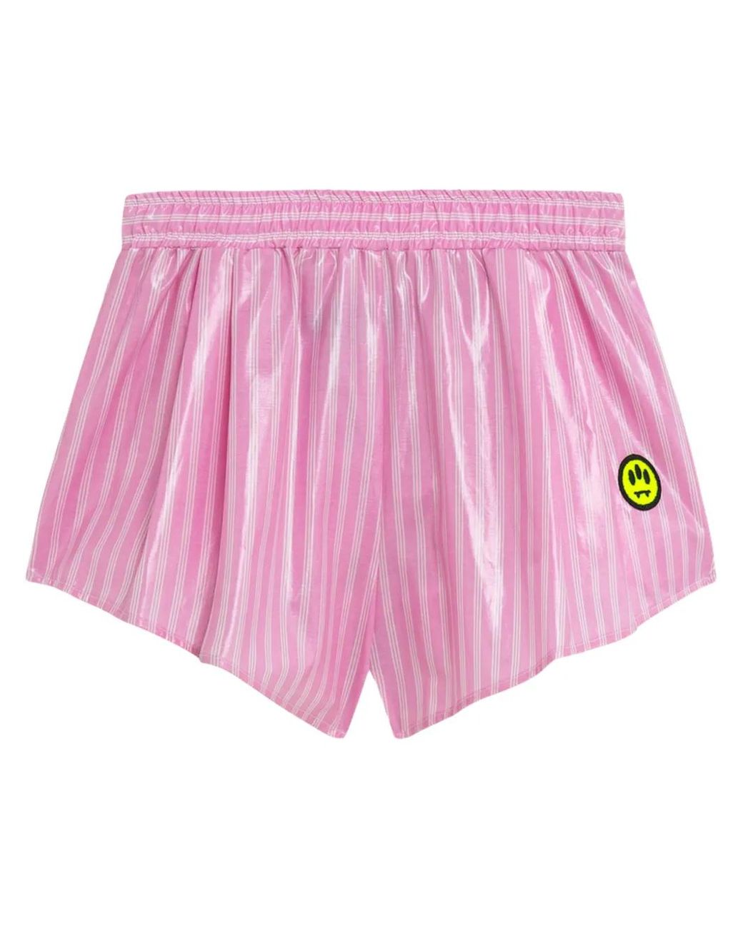 Pantalones Cortos A Rayas Barrow de color Pink