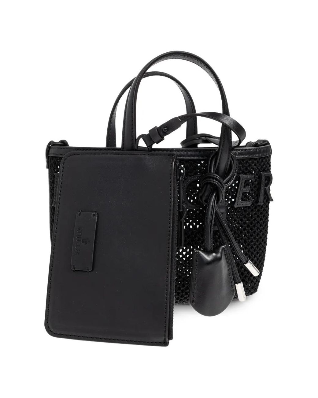 Moncler Black Very Mesh Tote Bag