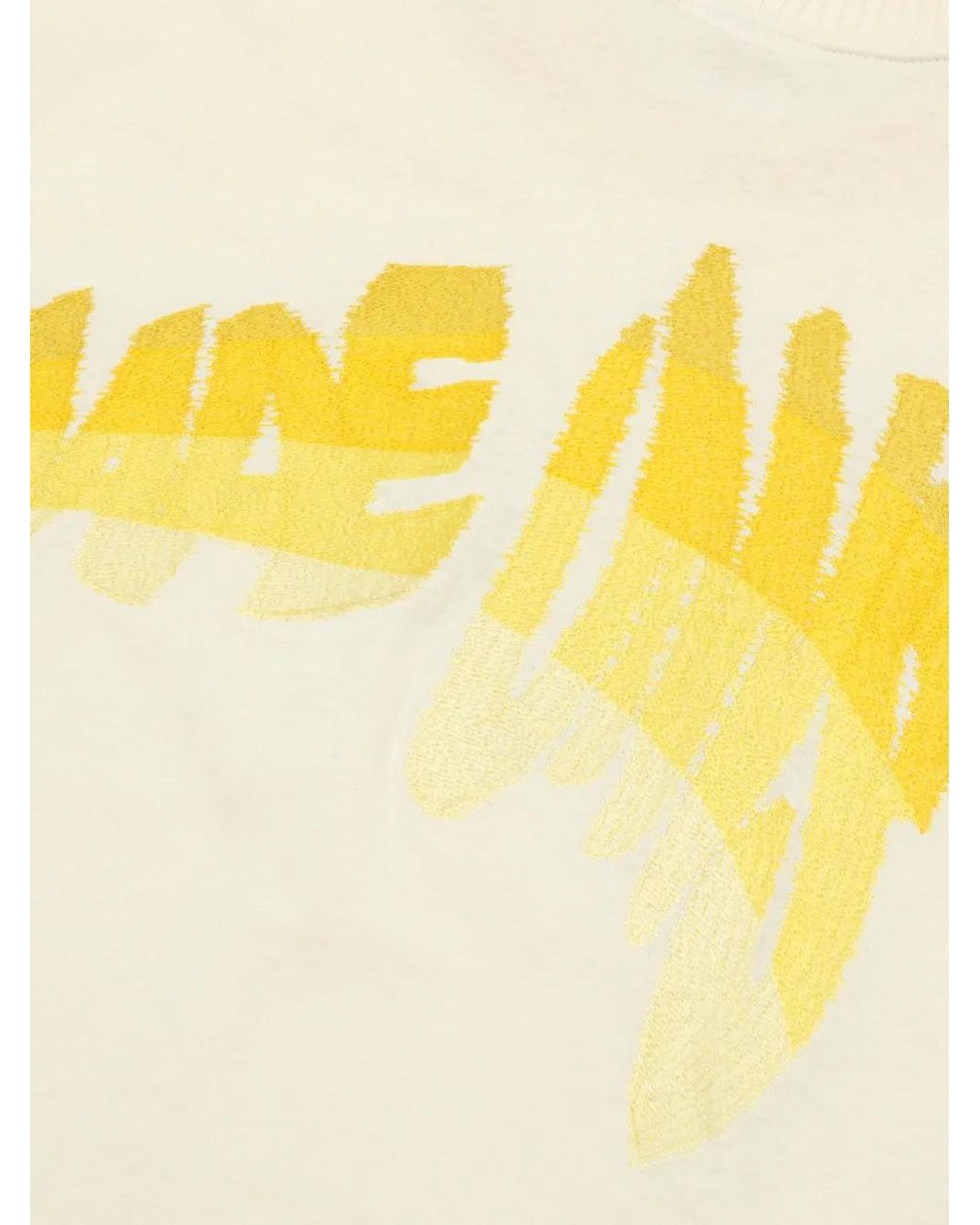 Aape By A Bathing Ape White Logo-Print Cotton T-Shirt for men