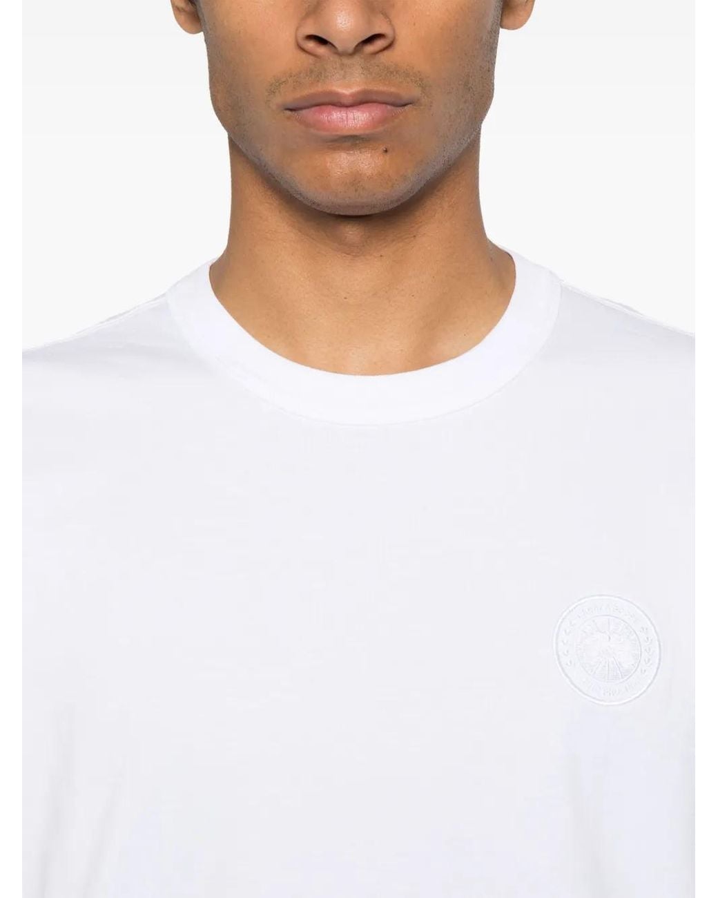 Canada Goose White T-Shirts & Vests for men