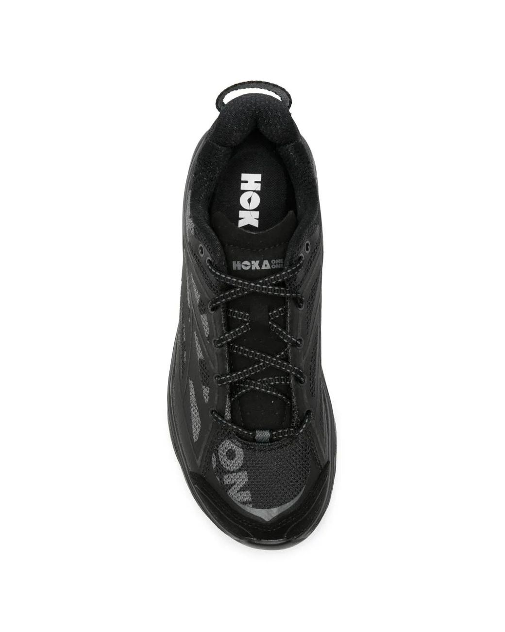 Hoka One One Black Baskets À Logo Imprimé
