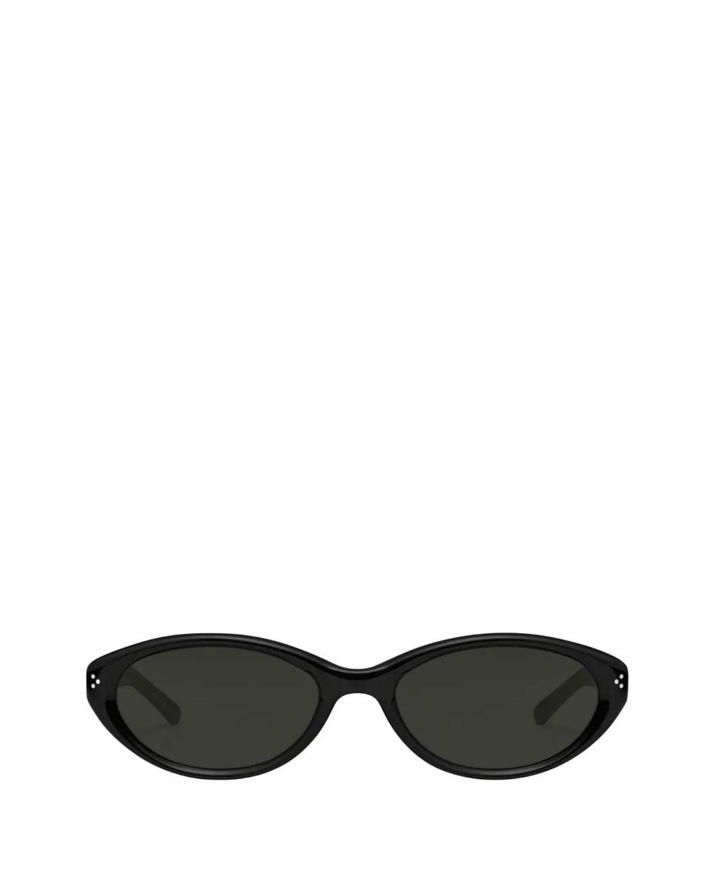 Gentle Monster Black Cuscus 01 Oval-Frame Sunglasses