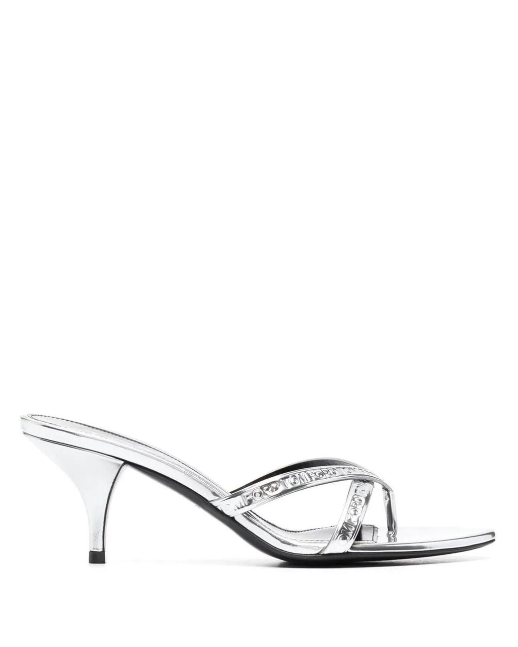 Tom Ford Metallic Leather Sandals