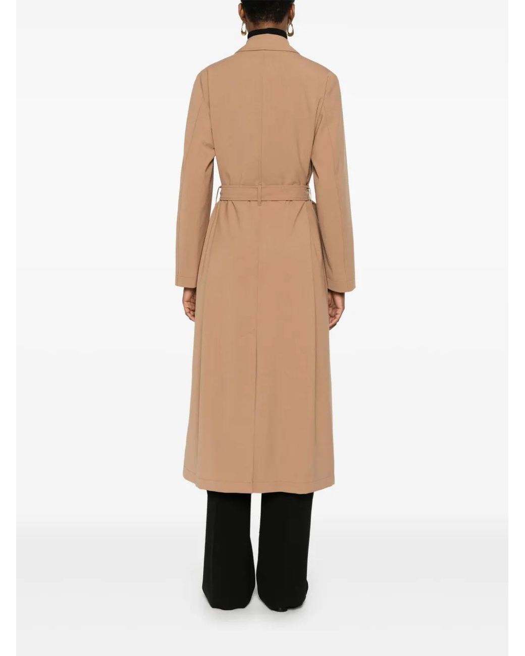 Herno Natural Wool-Blend Raincoat