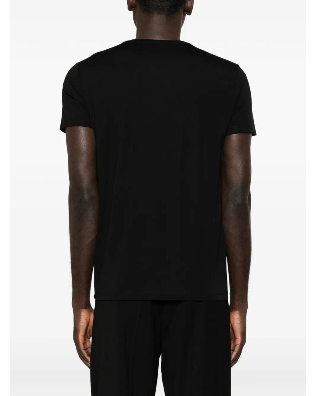 Imperial Black Crew-Neck T-Shirt for men