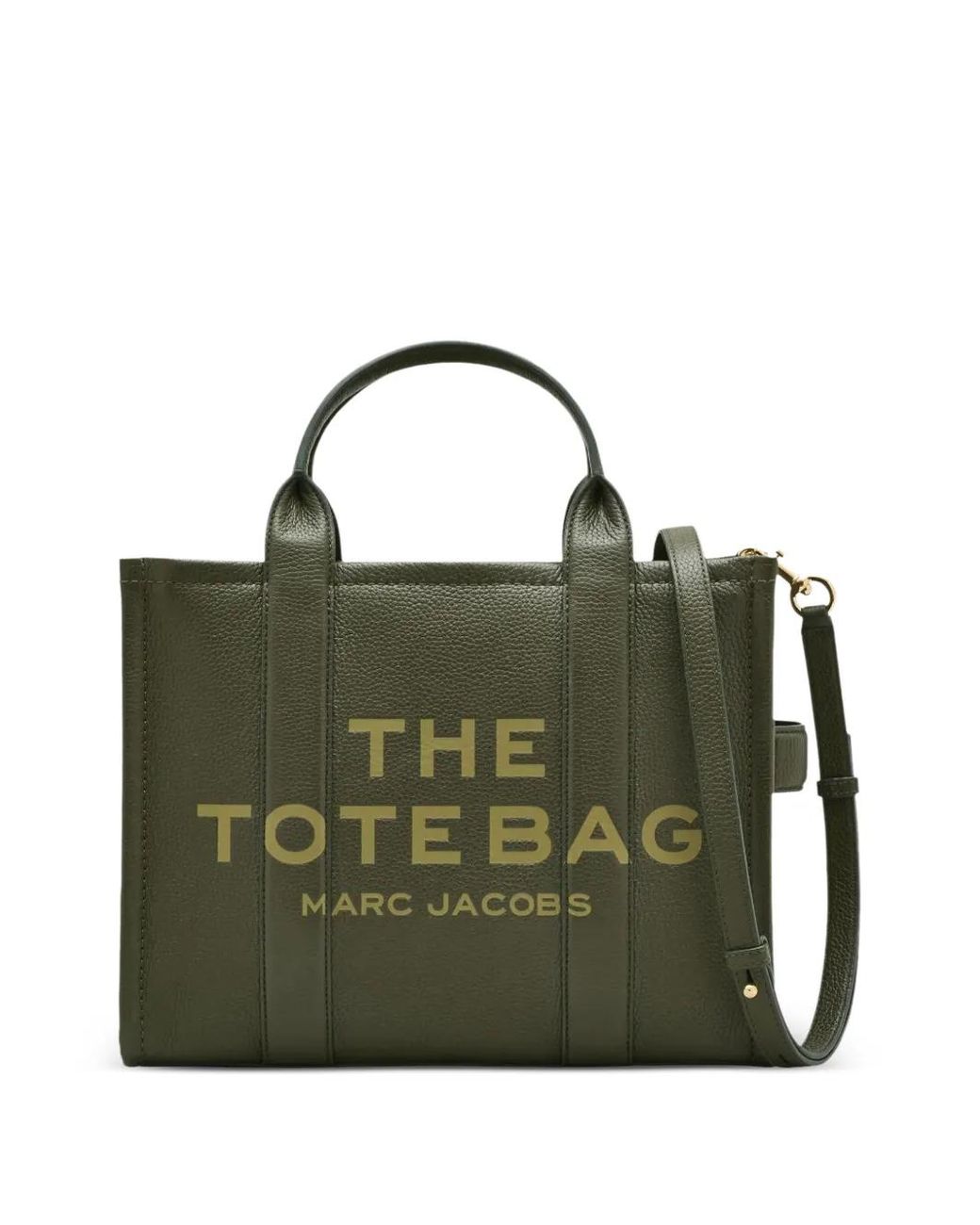Marc Jacobs Green The Leather Medium Tote Bag