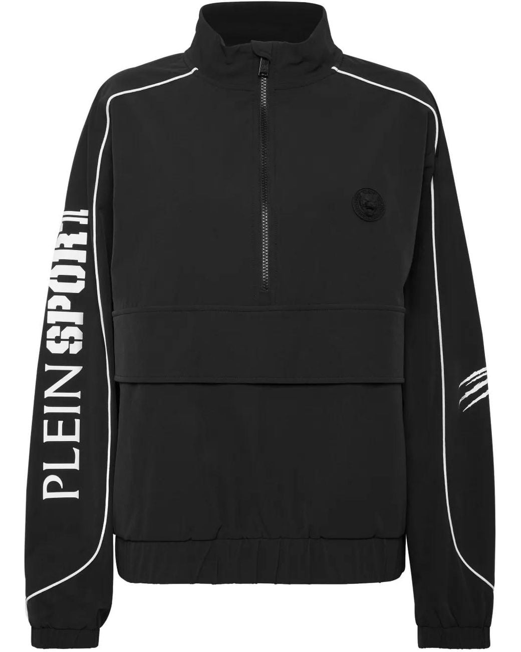 Philipp Plein Black Sweatshirt Mit Logo-Patch