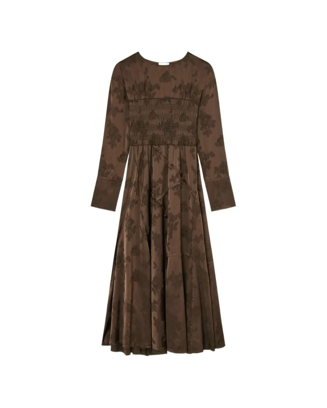 Ganni Brown Dress