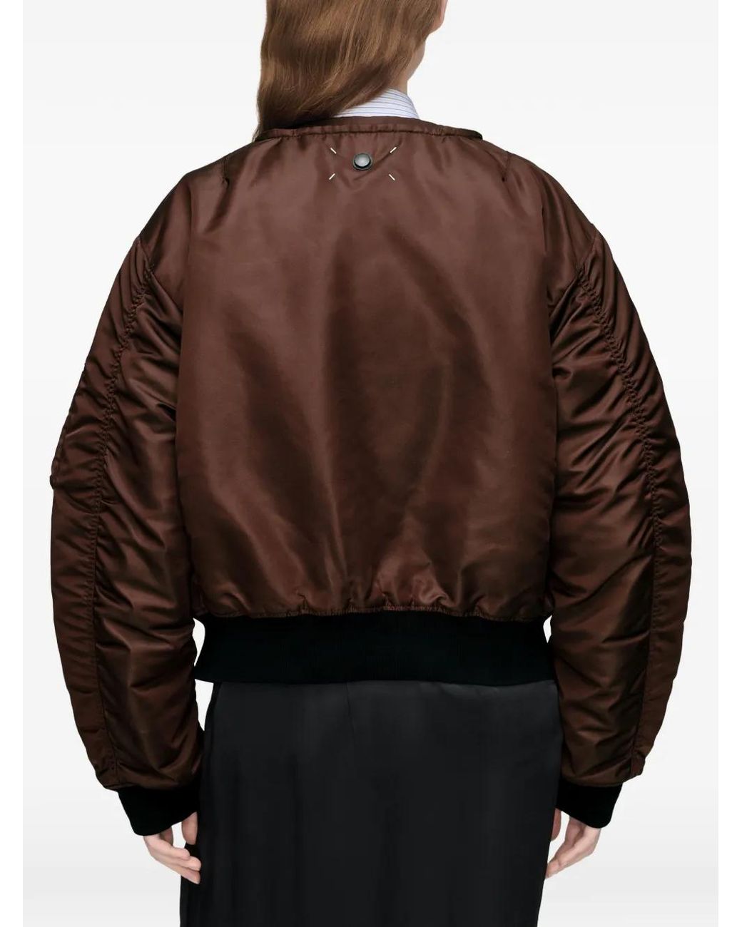 Maison Margiela Brown Reversible Bomber Jacket