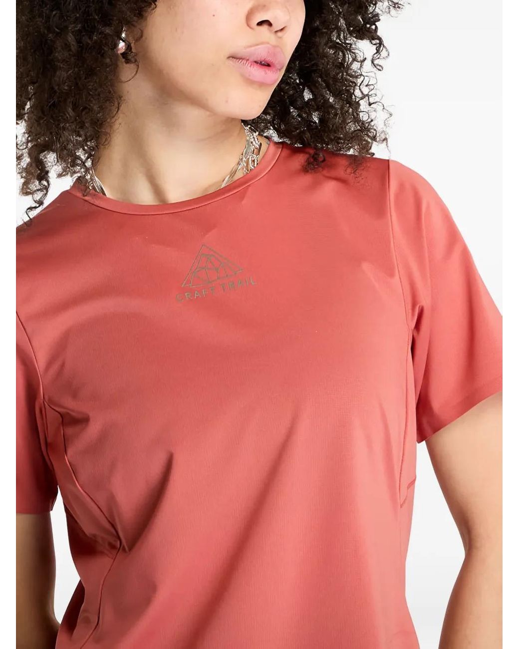 C.r.a.f.t Red Logo-Print T-Shirt