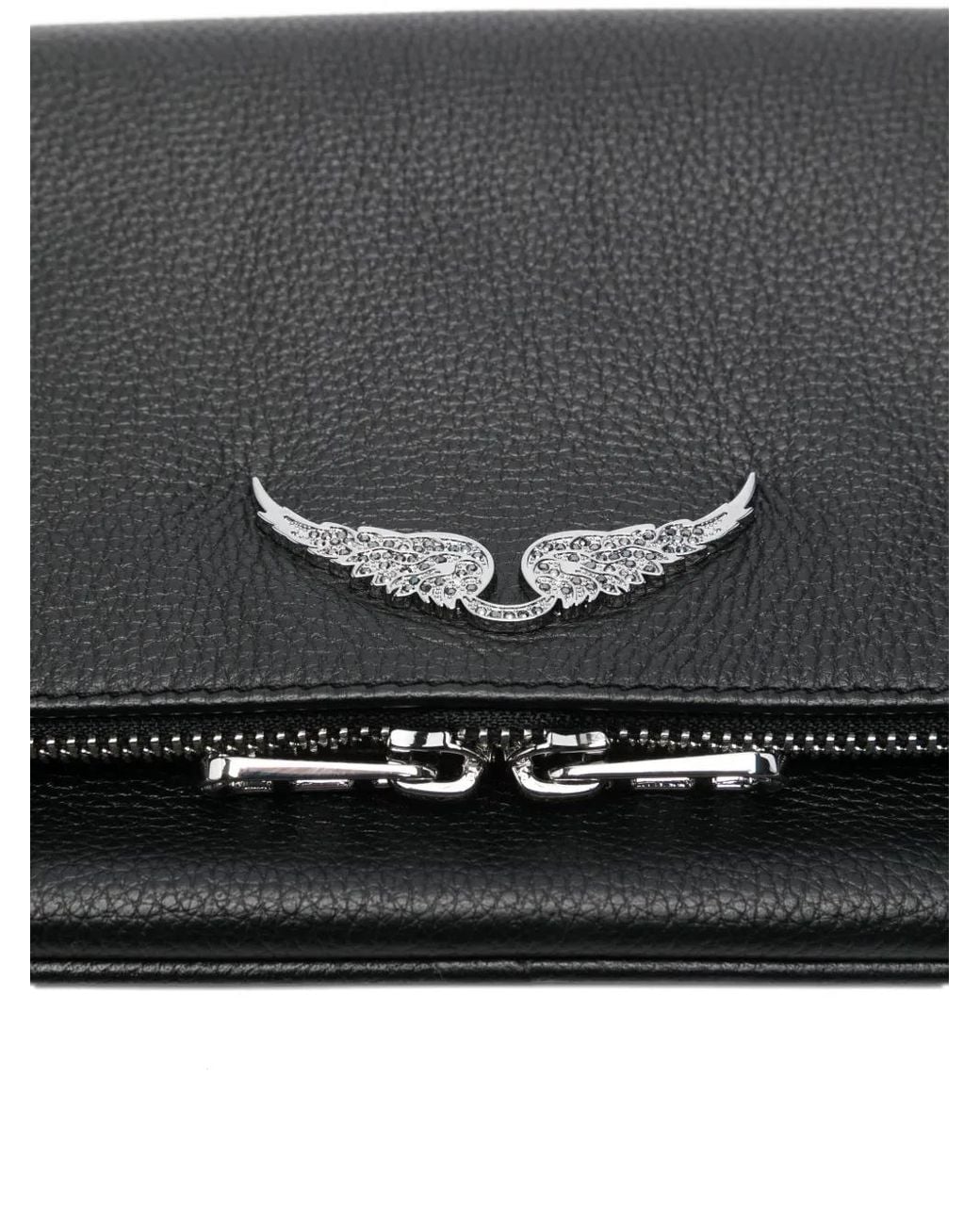 Zadig & Voltaire Black Rock Ii Grained Leather