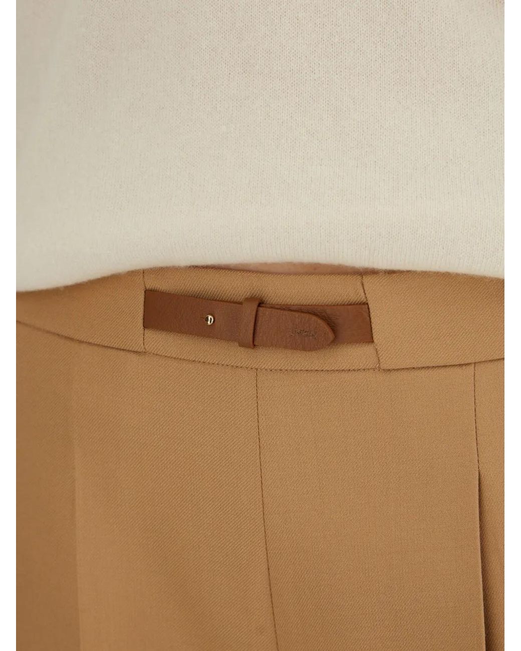 Herno Natural Pleat-Detail Trousers