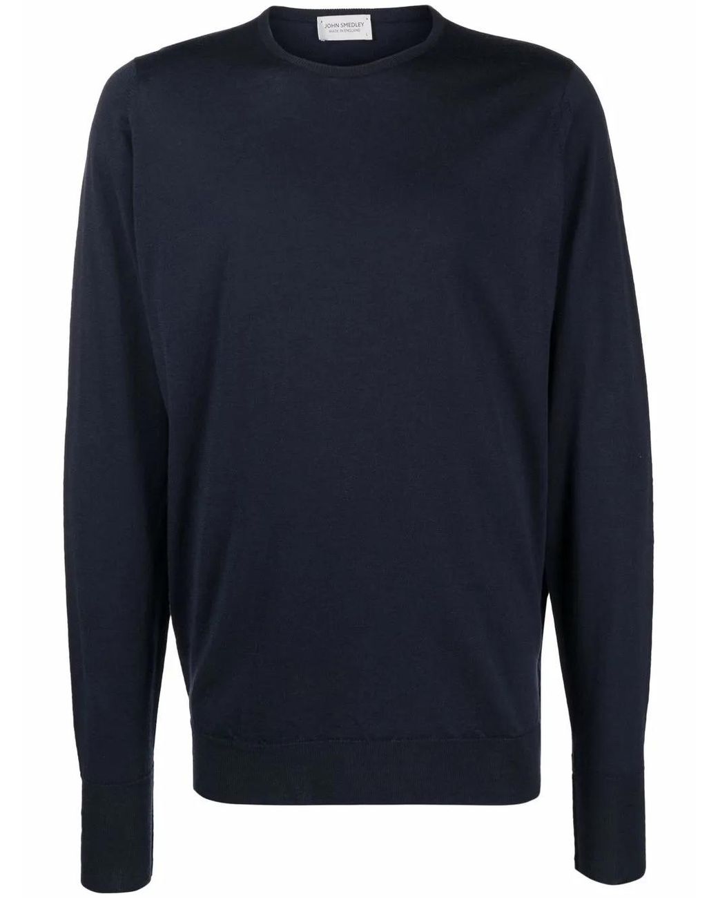 John Smedley Blue Marcus Crew-Neck Knitted Jumper for men
