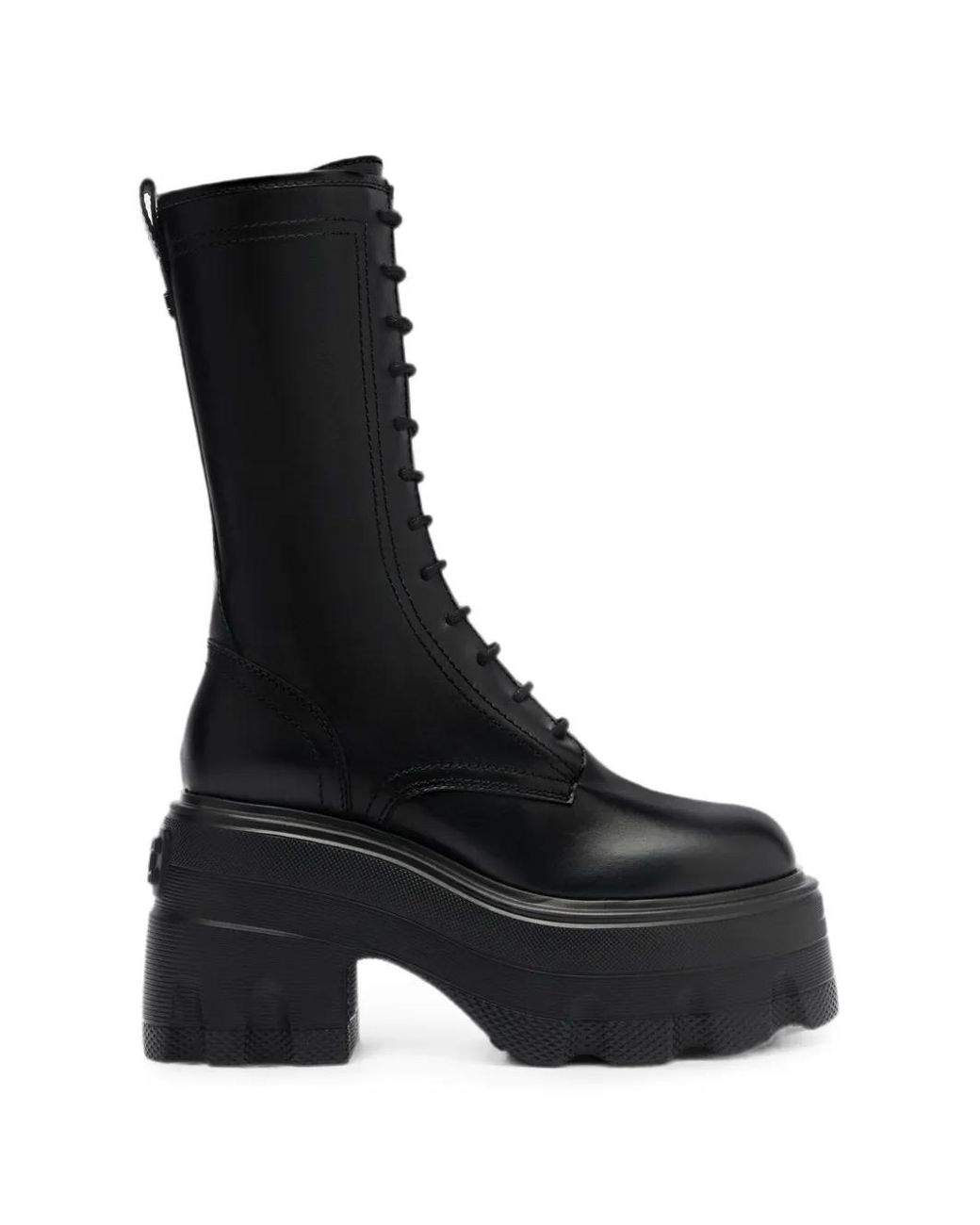 Casadei Black Maxxxi Leather Biker Boots