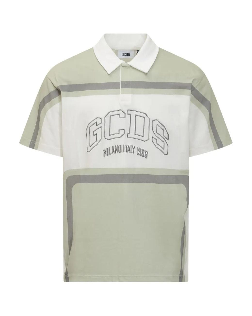 Gcds Gray T-Shirt Polo for men