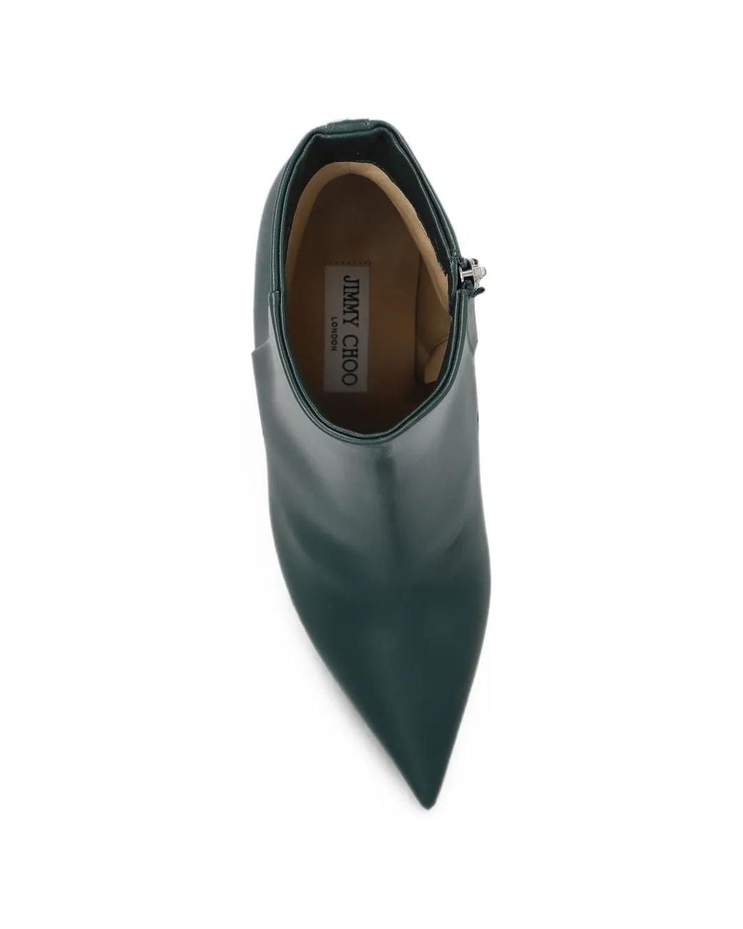 Jimmy Choo Green 'Frankie' Heeled Ankle Boots