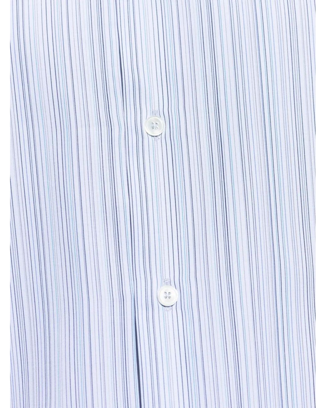 Paul Smith Blue Vertical-Stripe Shirt for men