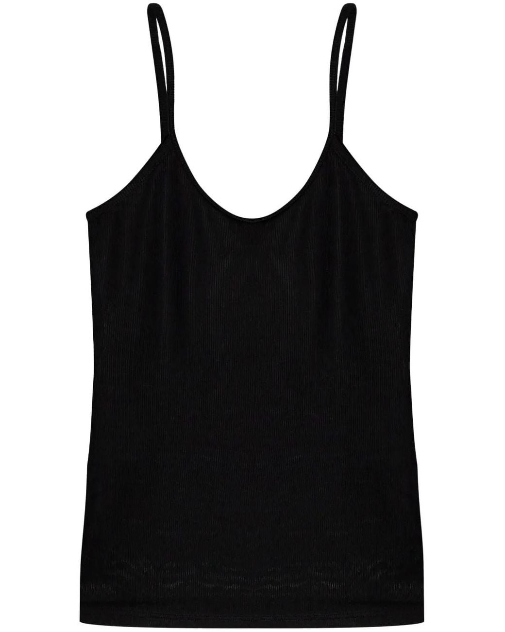DSquared² Black Logo-Print Tank Top