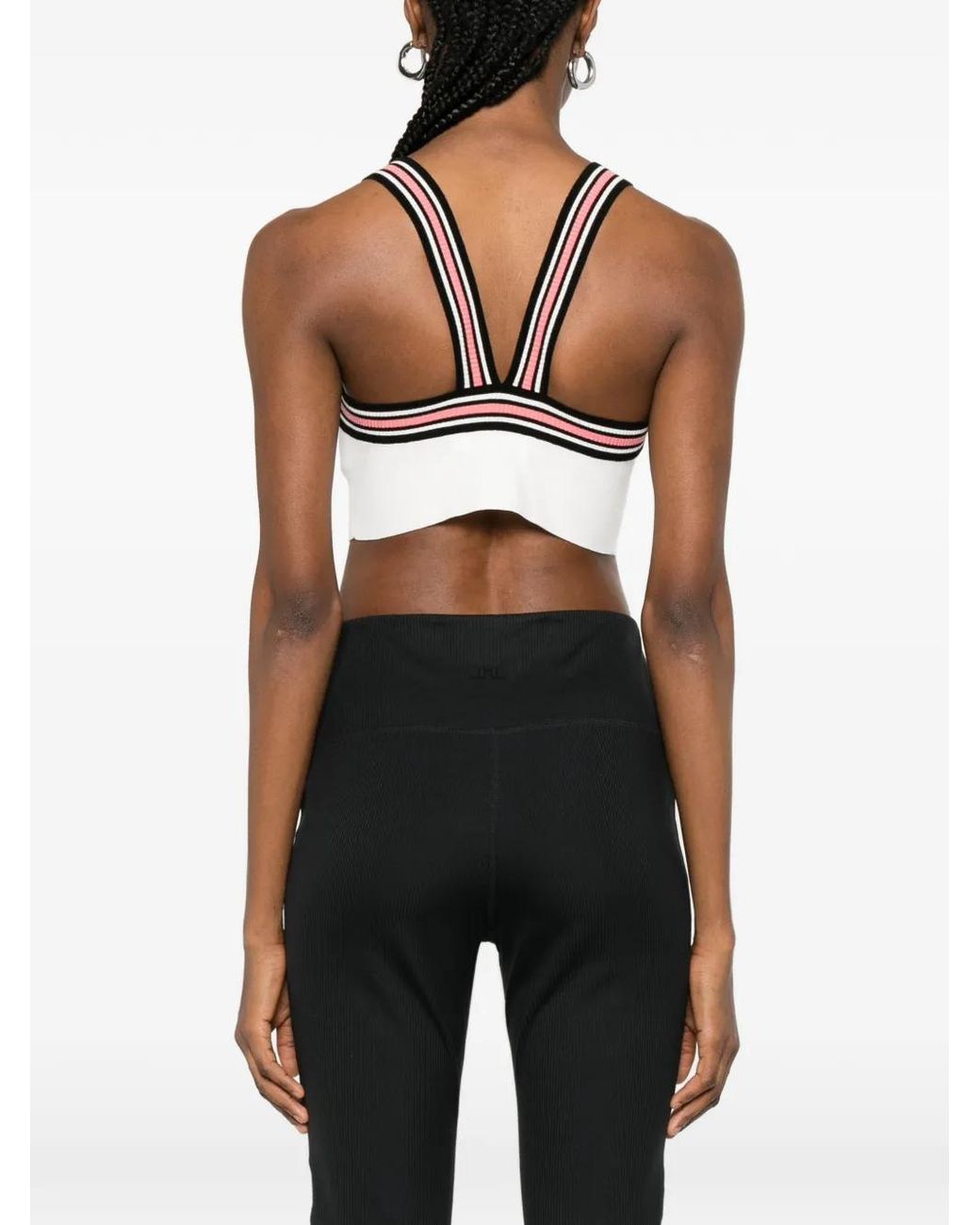 J.Lindeberg Black Nori Knit Crop Top