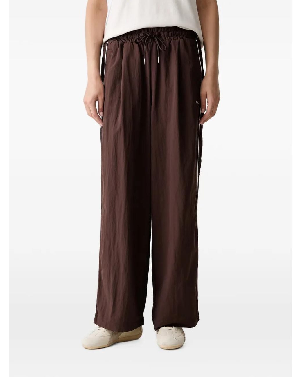 PUMA Brown Pantalon De Jogging À Lien De Resserrage
