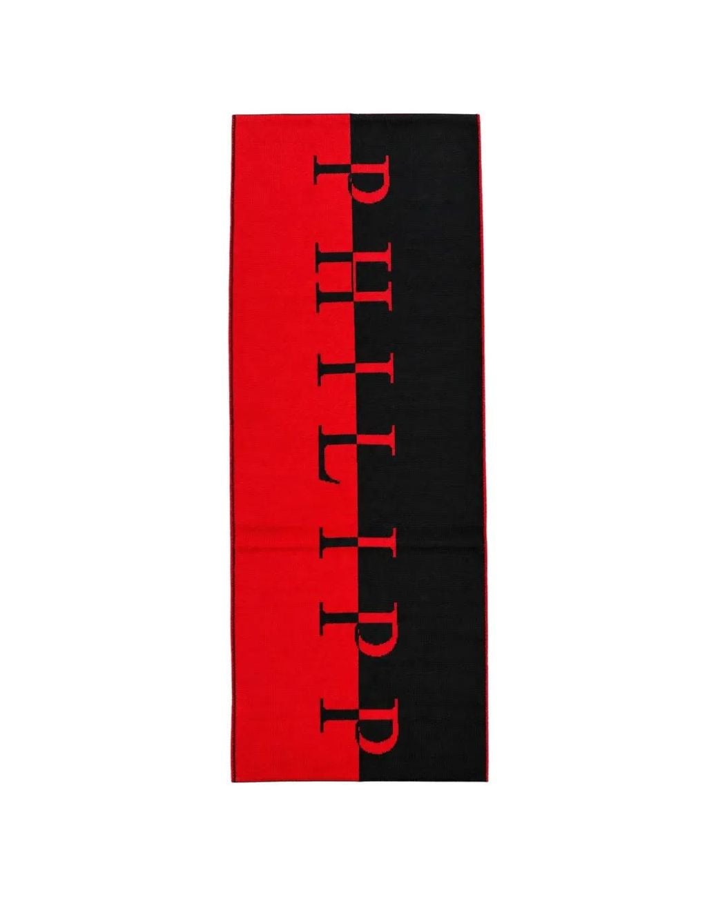 Sciarpa Con Logo di Philipp Plein in Red da Uomo