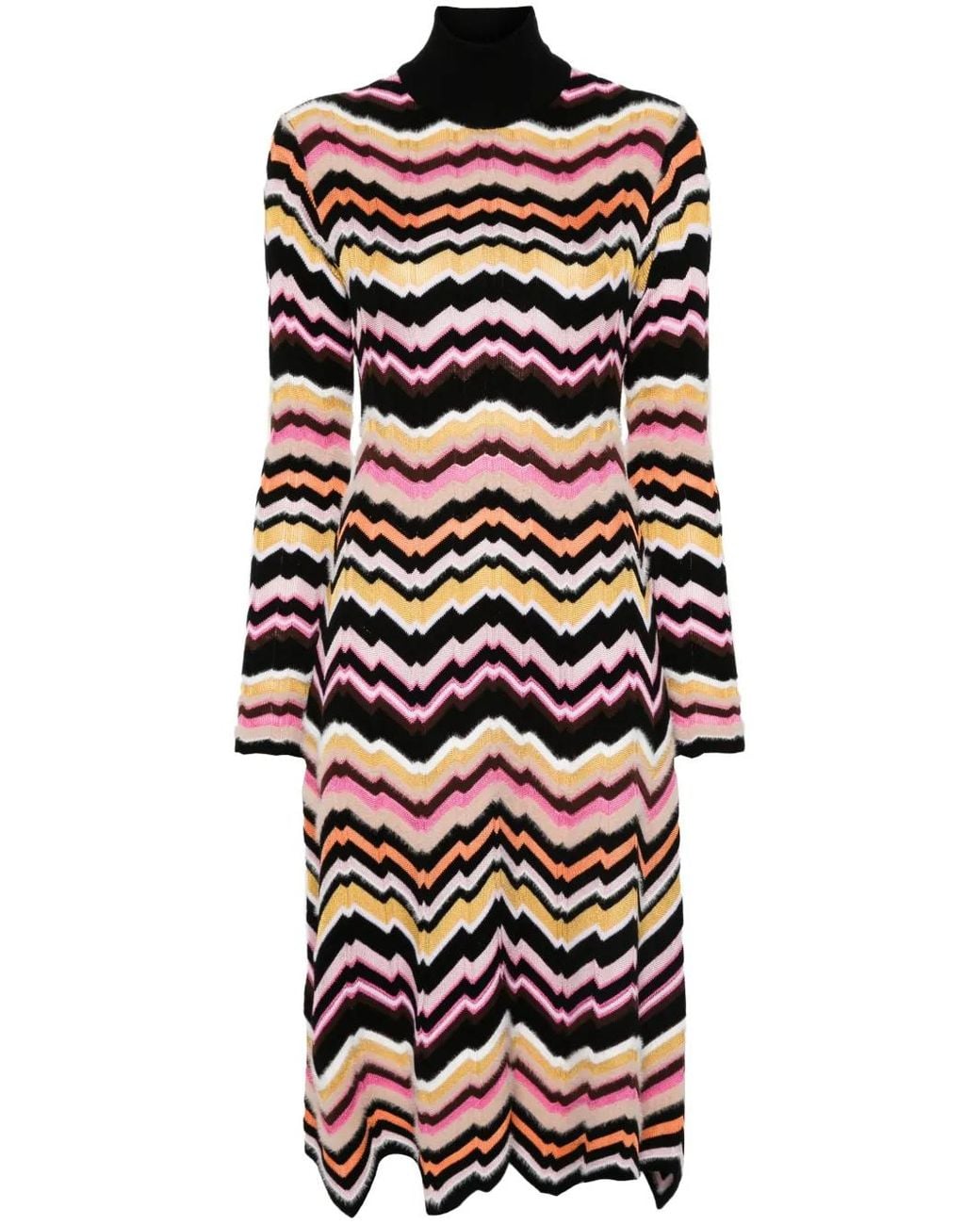 Missoni White Viscose Wool Polyamide Mini Dress