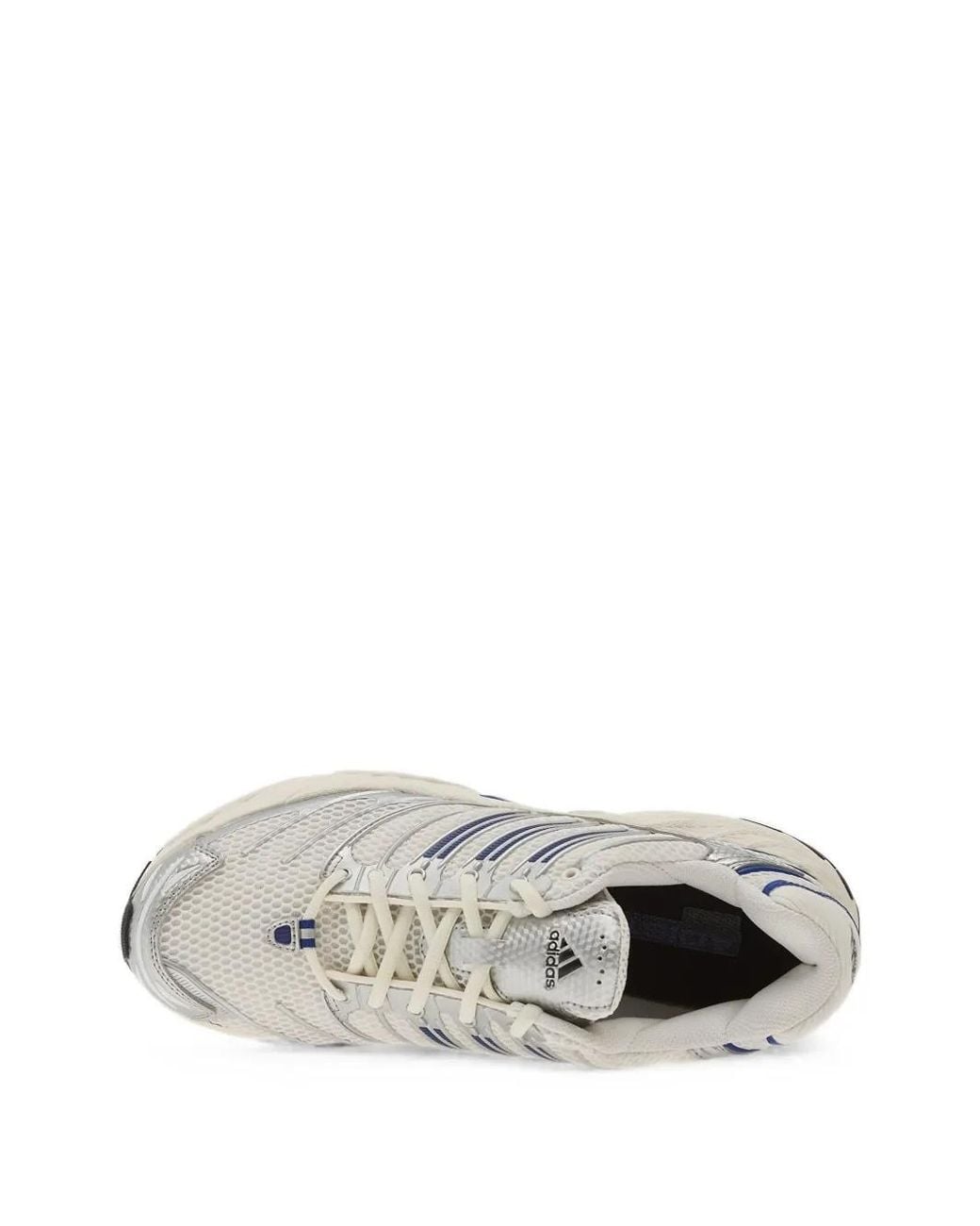 Adidas White Baskets Adistar Control 3 À Lacets