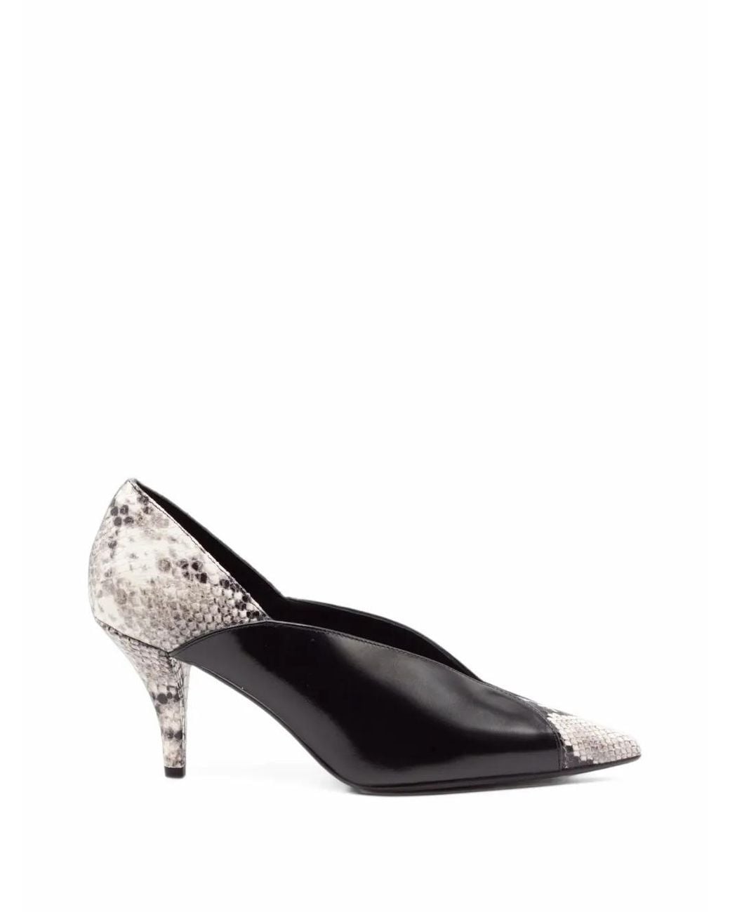 Chantal White Pointed-Toe Pumps