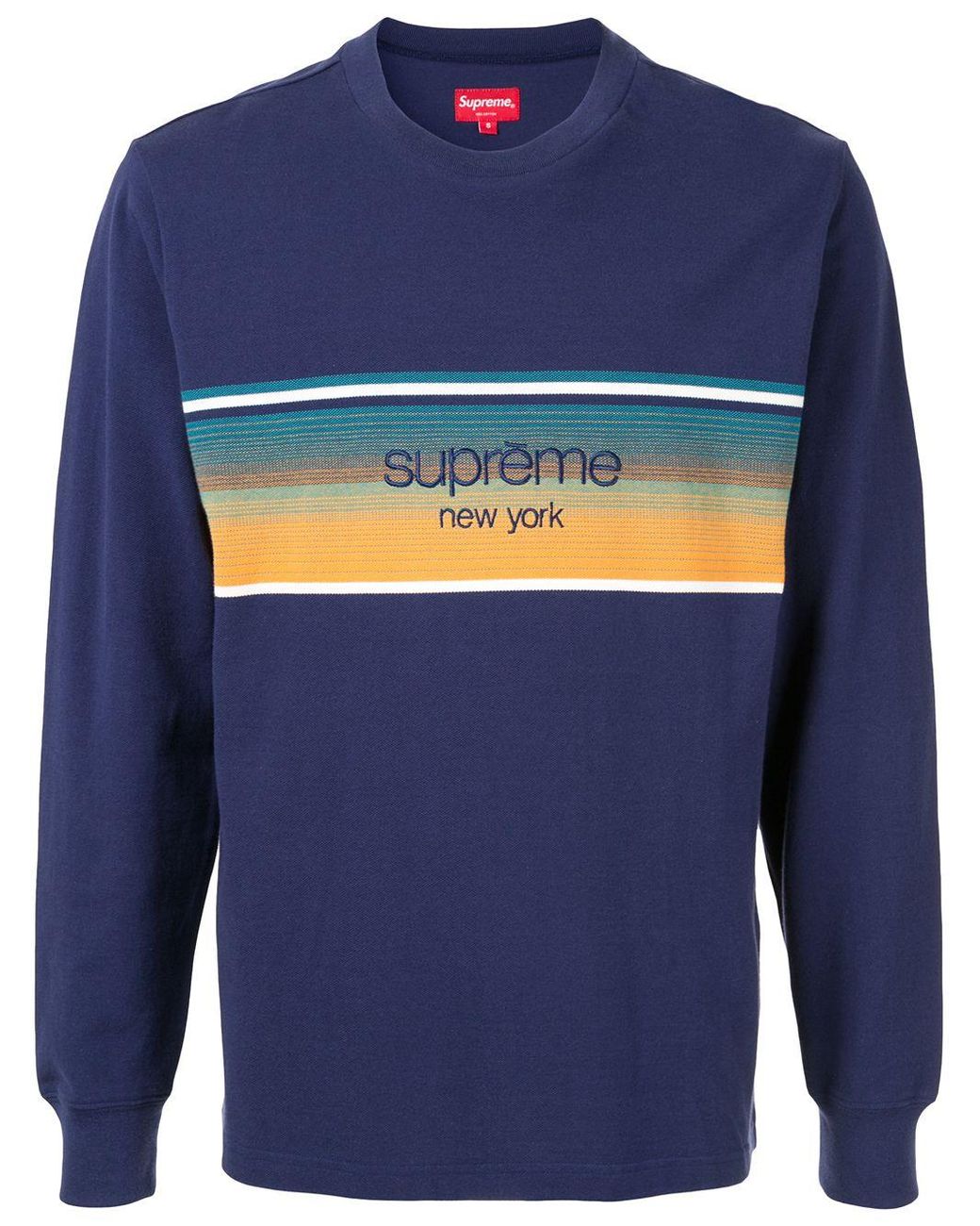 supreme shadow stripe long sleeve