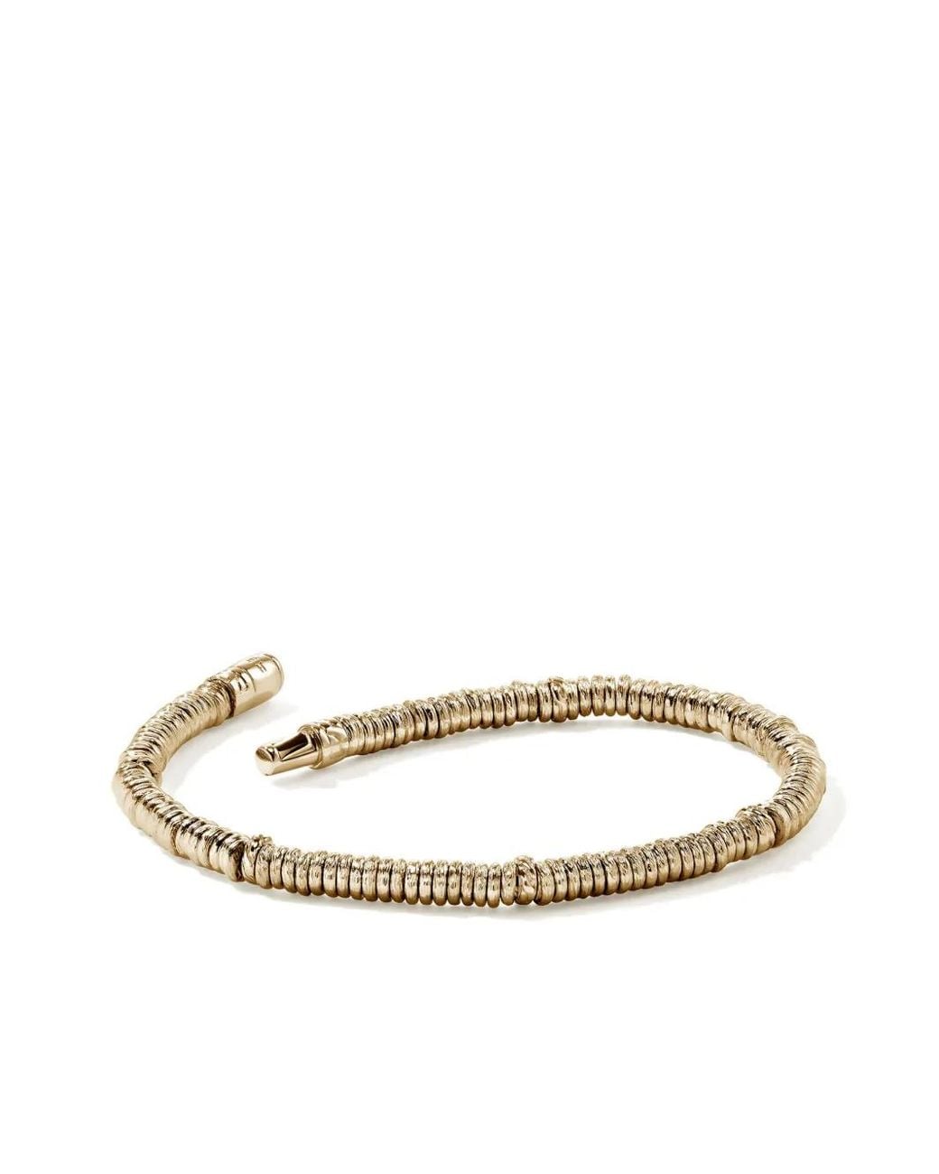 John Hardy White 14Kt Heishi Bracelet for men
