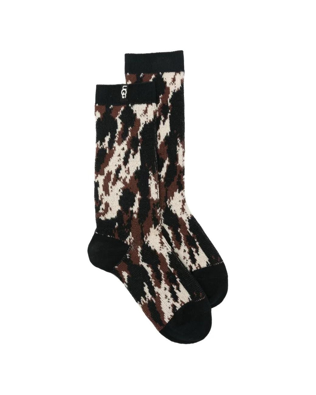 Calcetines Con Estampado Abstracto Ugg de color Black