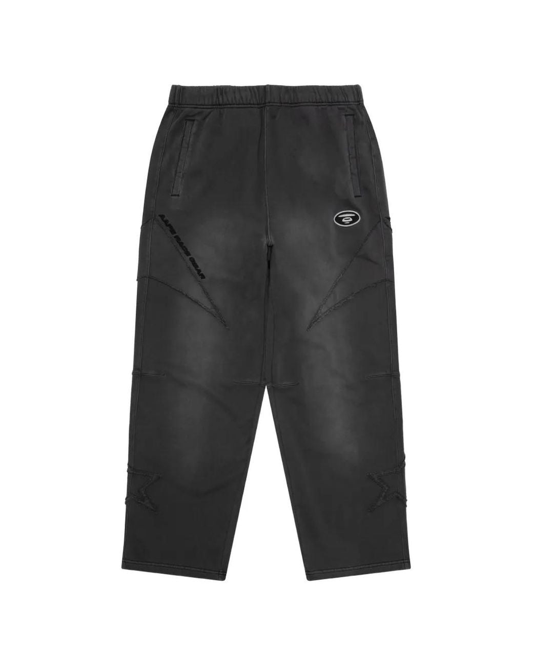 Aape By A Bathing Ape Gray Star Patch Trousers for men