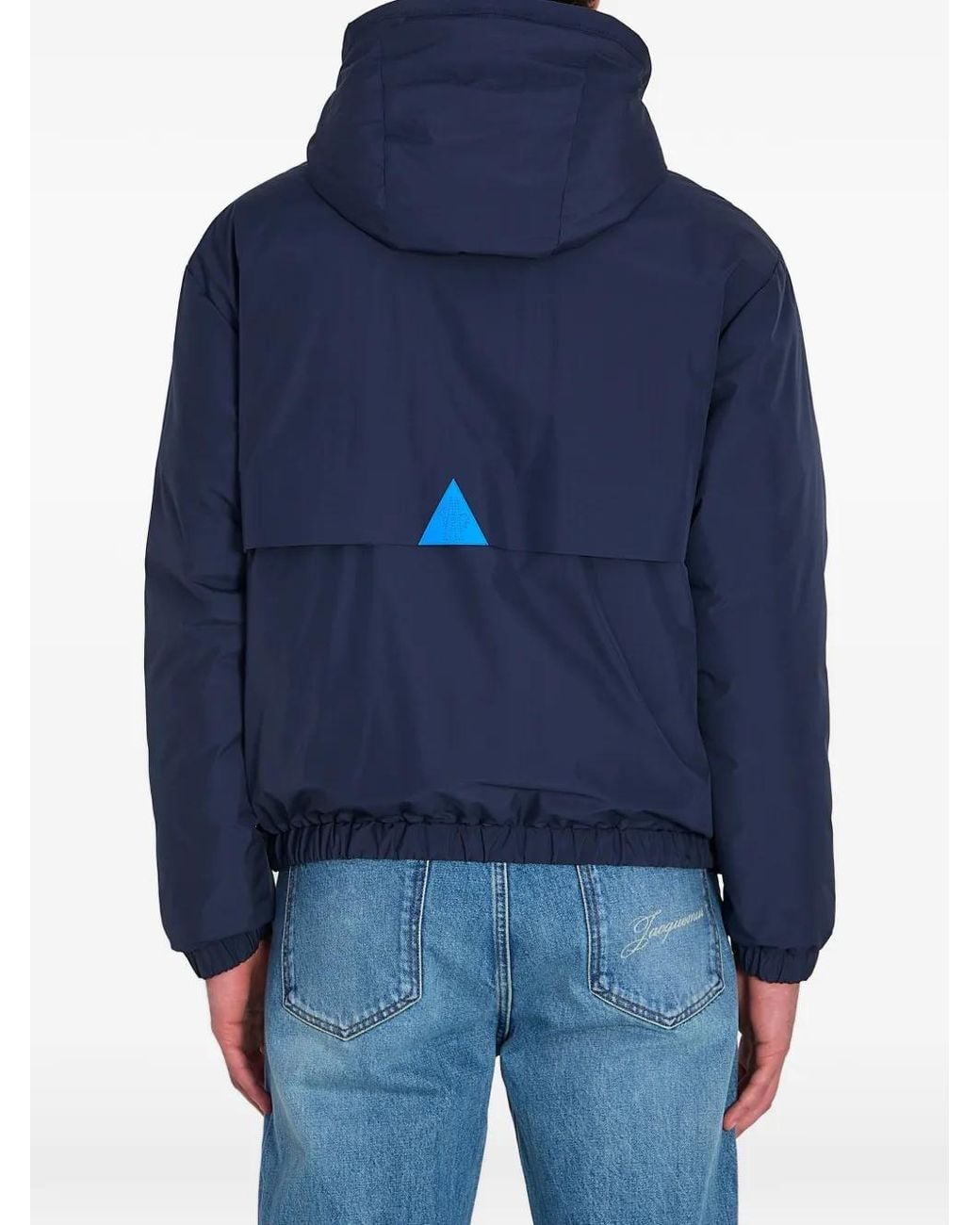 Moncler Blue Veste Réversible Berguns À Capuche for men