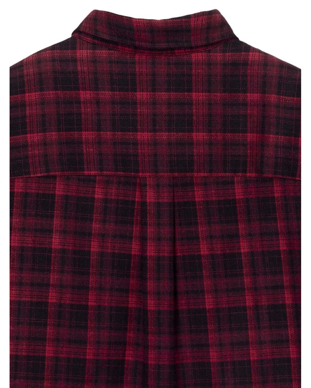 DUNST Purple Check-Pattern Shirt