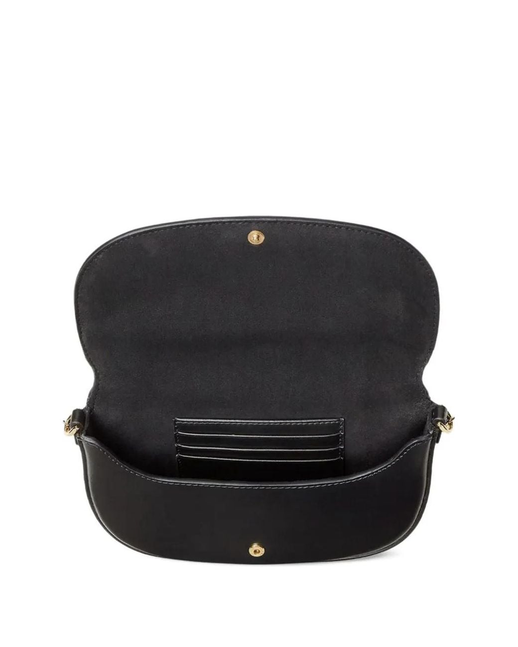 Fendi Black Graphy Leather Mini Bag