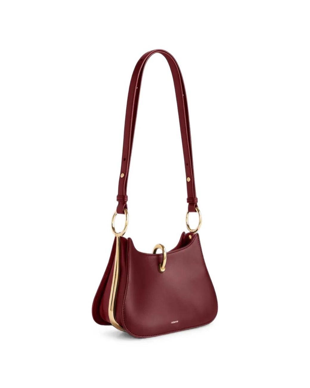 Rabanne Red Kleine Ring Schultertasche