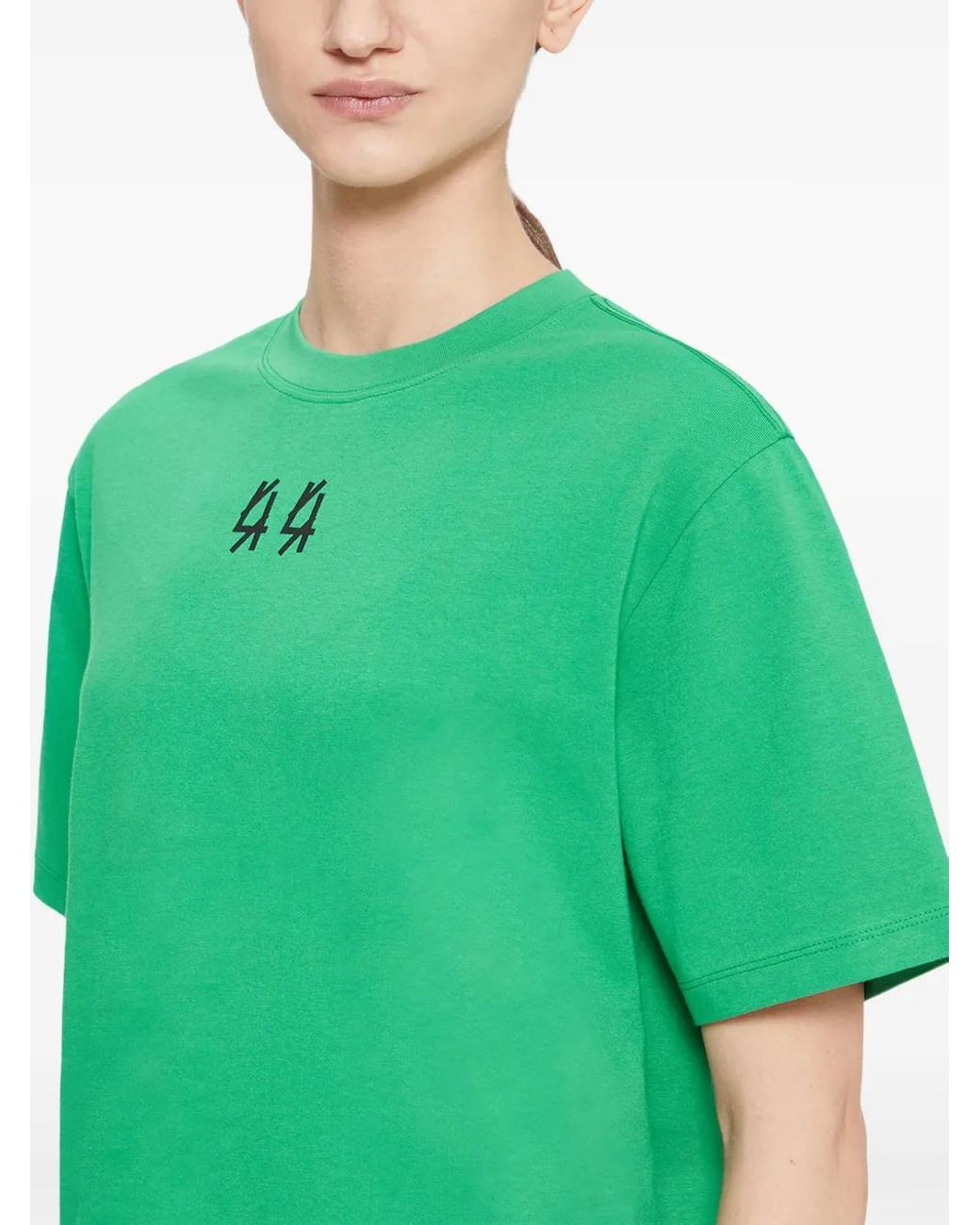 Camiseta De Algodón 44 Label Group de color Green
