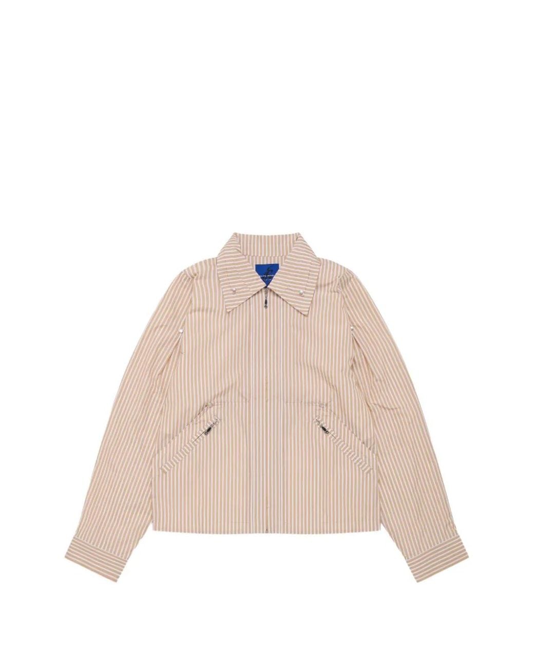 Asics Natural Mirbelioids Striped Jacket